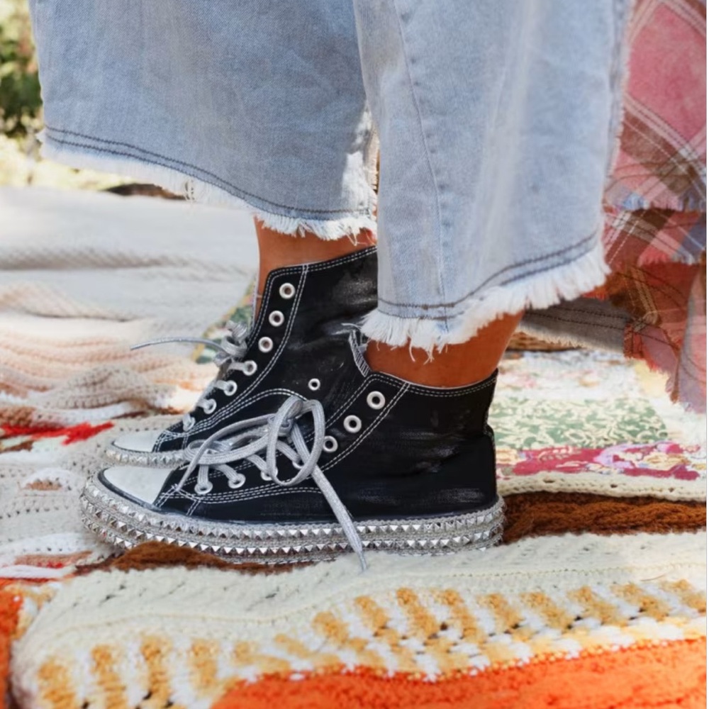 NanKu Studded High Top Sneakers